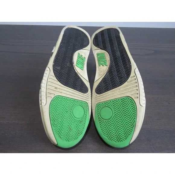 Nike Air Tech Challenge II Shoes Mens 8.5 White Green Tennis Sneakers 318408-100 - Picture 7 of 10